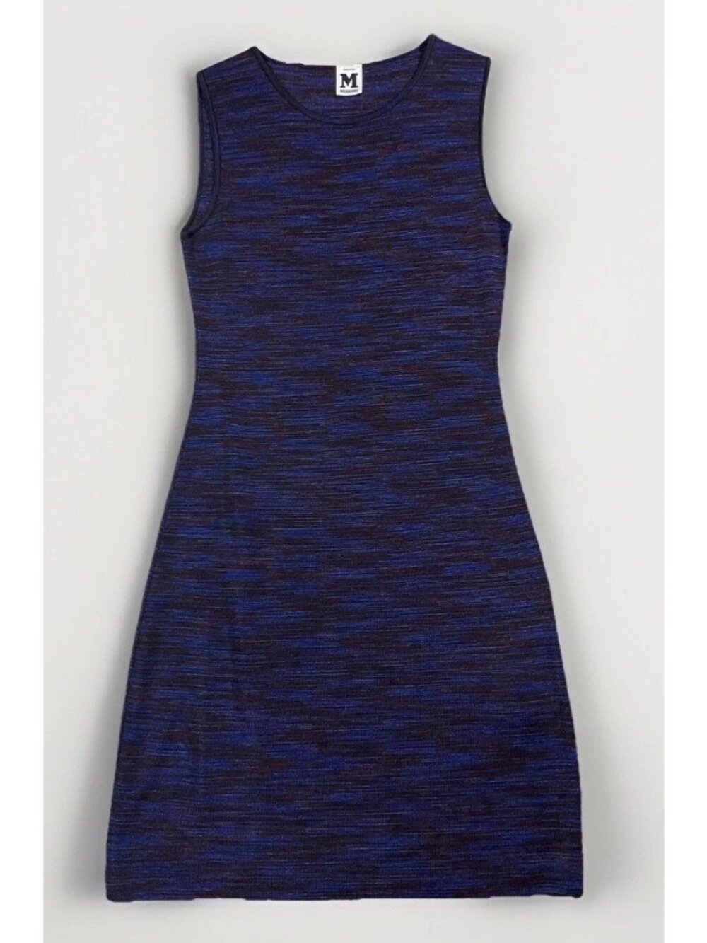 Missoni Knit Dress Women’s Made In Italy Size 6 Multi Color Short Purples Browns